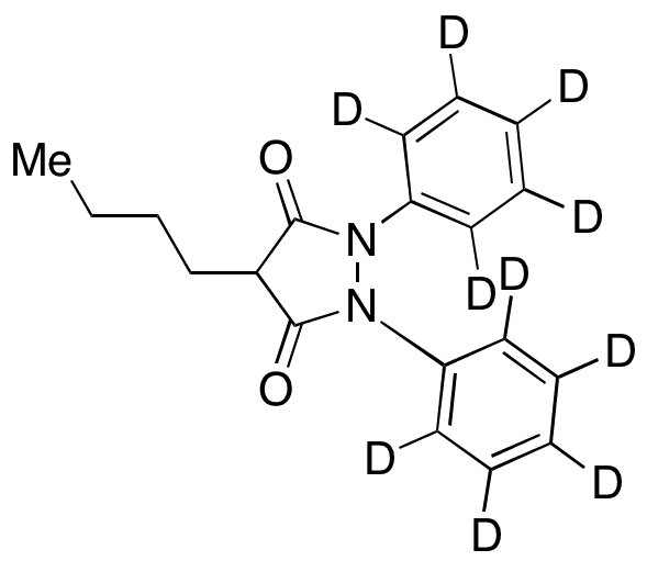 Phenylbutazone(diphenyl-d10) - Chemical structure and product image