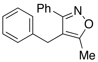 3-Phenyl-4-benzyl-5-methylisoxazole - Chemical structure and product image