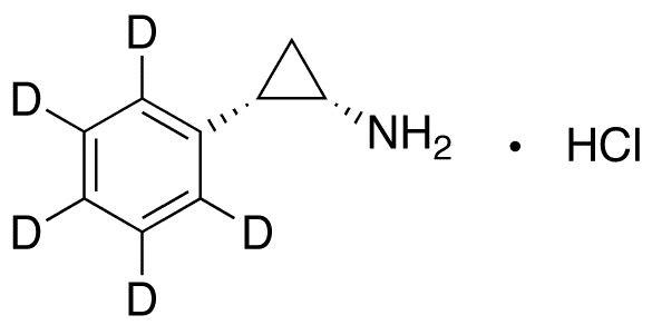 rac cis-2-Phenylcyclopropylamine d5 Hydrochloride - Chemical structure and product image