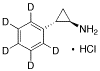 rac trans-2-Phenylcyclopropylamine-d5 Hydrochloride - Chemical structure and product image