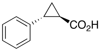 rac trans-2-Phenylcyclopropanecarboxylic Acid - Chemical structure and product image