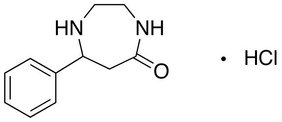 7-Phenyl-1,4-diazepan-5-one Hydrochloride - Chemical structure and product image