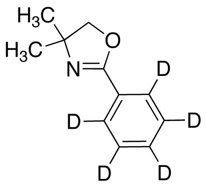 2-Phenyl-d5-4,4-dimethyl-4,5-dihydrooxazole - Chemical structure and product image