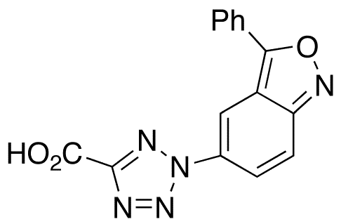2-(3-Phenyl-2,1-benzisoxazol-5-yl)-2H-tetrazole-5-carboxylic Acid - Chemical structure and product image
