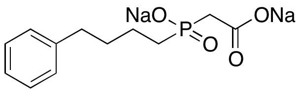 (4-Phenylbutyl)phosphinyl Acetic Acid Disodium Salt - Chemical structure and product image