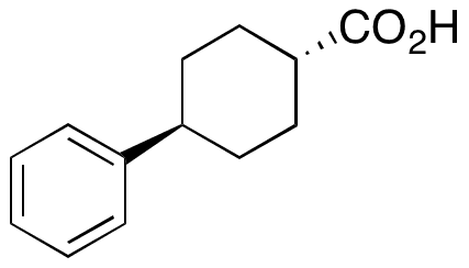 trans-4-Phenylcyclohexanecarboxylic Acid - Chemical structure and product image