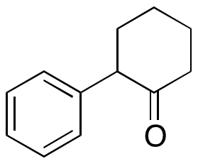 2-Phenylcyclohexanone - Chemical structure and product image