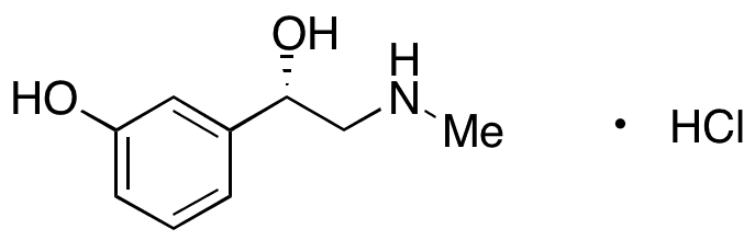 (S)-Phenylephrine Hydrochloride - Chemical structure and product image