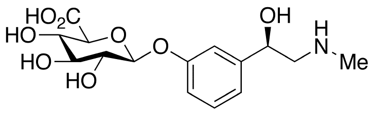 (R)-Phenylephrine beta-D-Glucuronide - Chemical structure and product image