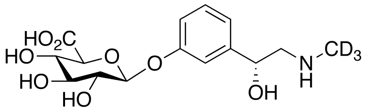 (R)-Phenylephrine-d3 Glucuronide - Chemical structure and product image