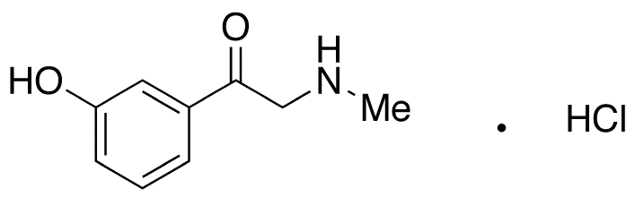 Phenylephrone Hydrochloride - Chemical structure and product image