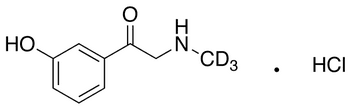 Phenylephrone-d3 Hydrochloride - Chemical structure and product image