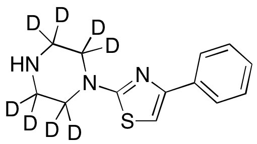 1-(4-Phenyl-1,3-thiazol-2-yl)piperazine-d8 - Chemical structure and product image