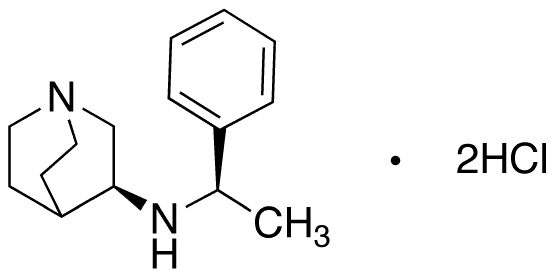 (3S)-N-[(1R)-1-Phenylethyl]-1-azabicyclo[2.2.2]octan-3-amine Dihydrochloride - Chemical structure and product image