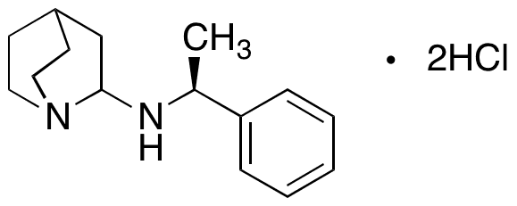 (3R)-N-[(1S)-1-Phenylethyl]-1-azabicyclo[2.2.2]octan-3-amine Dihydrochloride - Chemical structure and product image