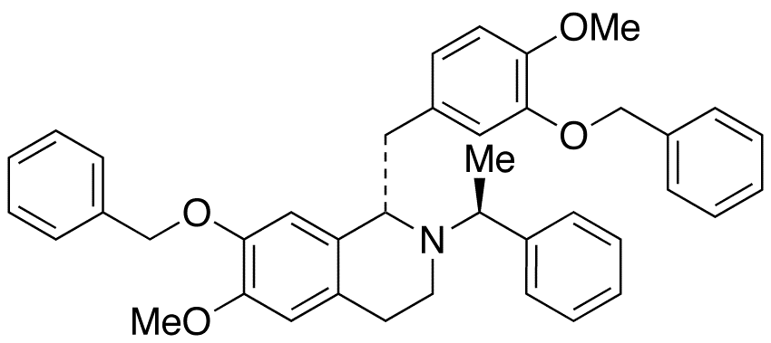 2-(1-Phenylethyl) Nor Reticuline Dibenzyl Ether - Chemical structure and product image
