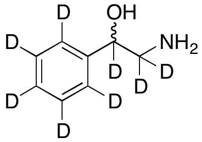 DL-Phenylethanolamine-d8 - Chemical structure and product image
