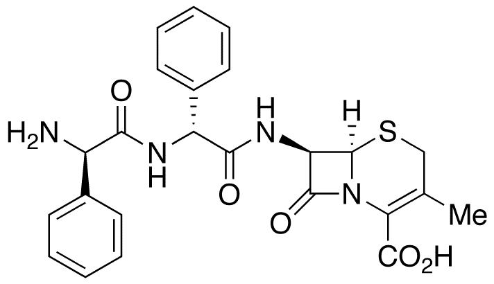 Phenylglycyl Cephalexin (Mixture of diastereomers) - Chemical structure and product image