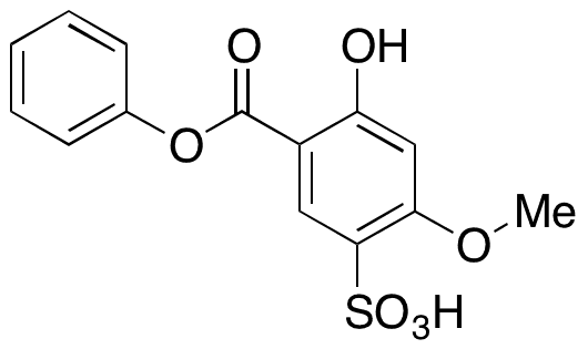 Phenyl 2-Hydroxy-4-methoxy-5-sulfobenzoate - Chemical structure and product image