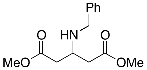 3-[(Phenylmethyl)amino]pentanedioic Acid Dimethyl Ester - Chemical structure and product image