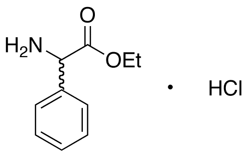 Phenylglycine Ethyl Ester Hydrochloride - Chemical structure and product image