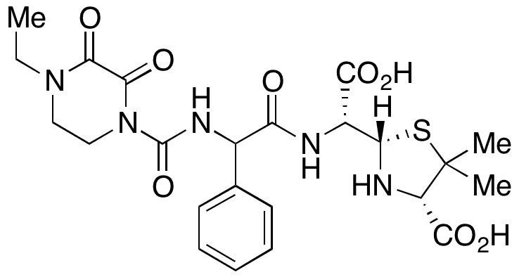 (DL-Phenylglycyl)-piperacilloic Acid - Chemical structure and product image