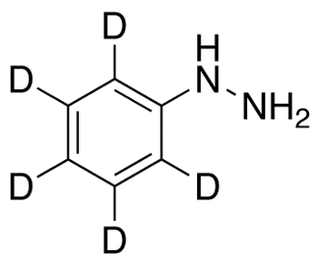Phenylhydrazine-d5 Hydrochloride (Major) - Chemical structure and product image