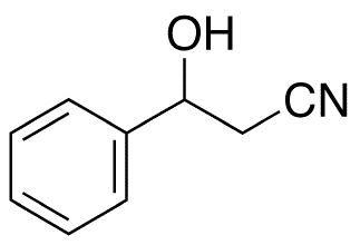 3-Phenyl-3-hydroxypropanenitrile - Chemical structure and product image