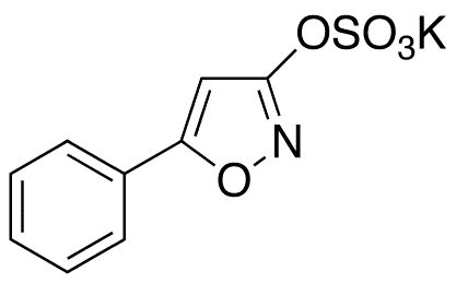 5-Phenyl-3-isoxazolyl Sulfate Potassium - Chemical structure and product image