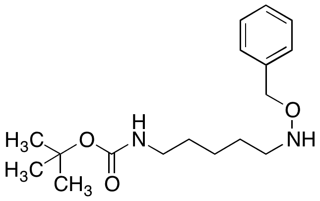 [5-â€‹[(Phenylmethoxy)â€‹amino]â€‹pentyl]â€‹-â€‹carbamic Acid 1,â€‹1-â€‹Dimethylethyl Ester - Chemical structure and product image
