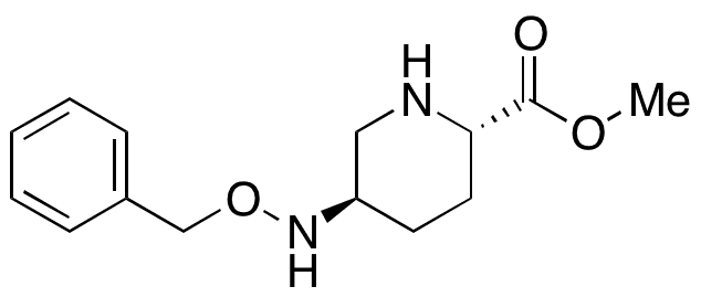 (2S,5R)-5-[(Phenylmethoxy)amino]-2-piperidinecarboxylic Acid Methyl Ester - Chemical structure and product image