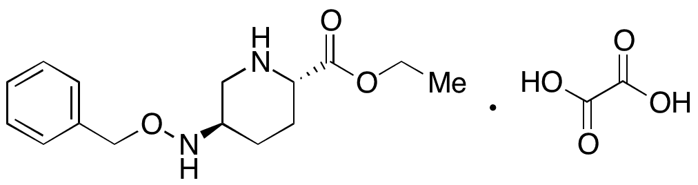 (2S,5R)-5-[(Phenylmethoxy)amino]-2-piperidinecarboxylic Acid Ethyl Ester Ethanedioate - Chemical structure and product image