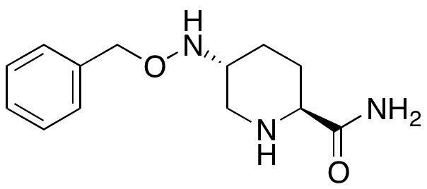 (2S,5R)-5-[(Phenylmethoxy)amino]-2-piperidinecarboxamide - Chemical structure and product image