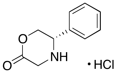 (5S)-5-Phenylmorpholin-2-one Hydrochloride - Chemical structure and product image