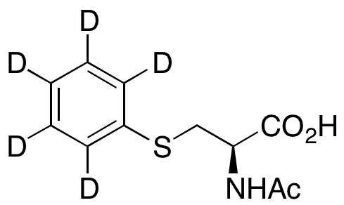 S-Phenyl-d5-mercapturic Acid - Chemical structure and product image
