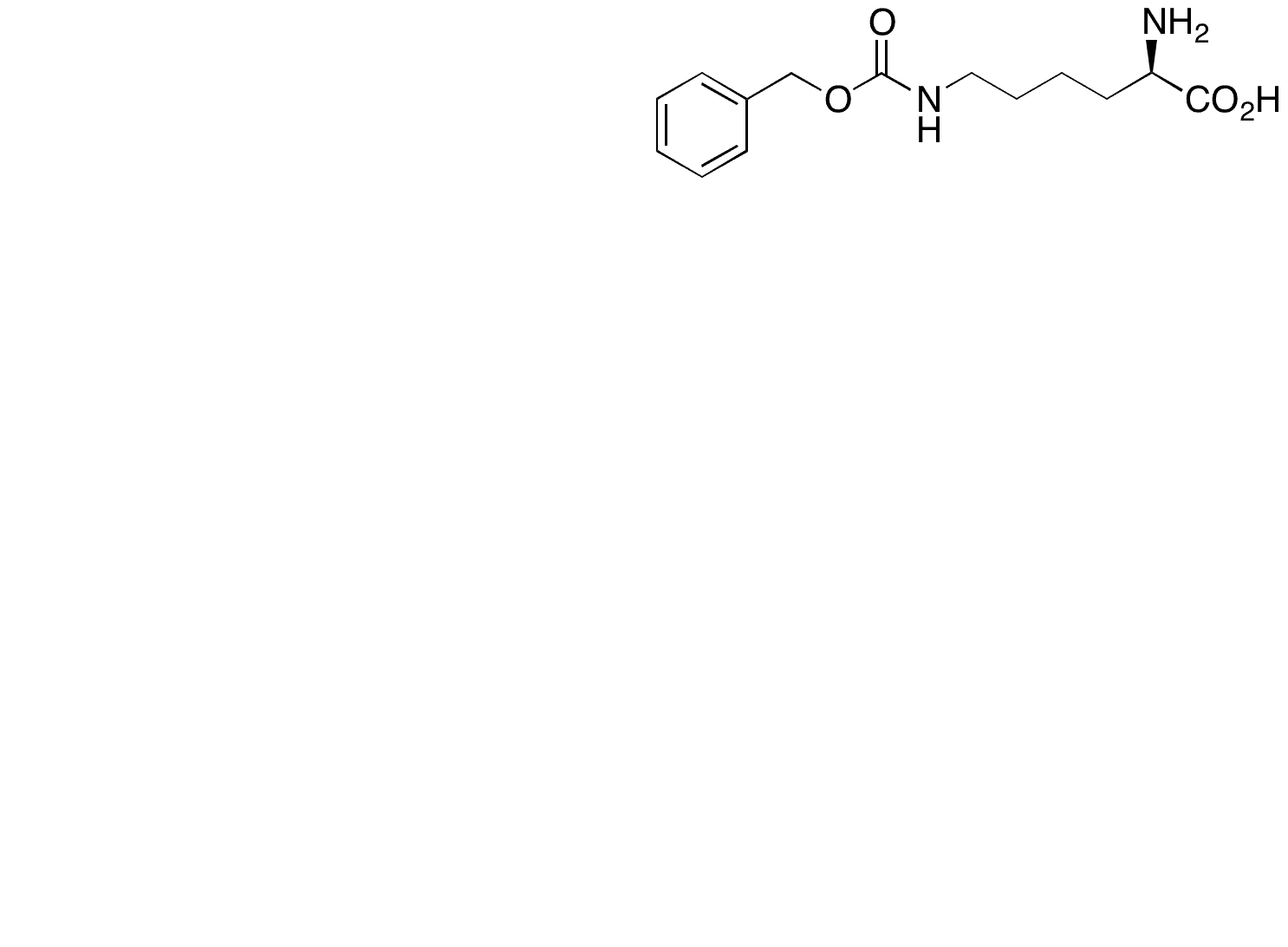 N6-[(Phenylmethoxy)carbonyl]-D-lysine - Chemical structure and product image