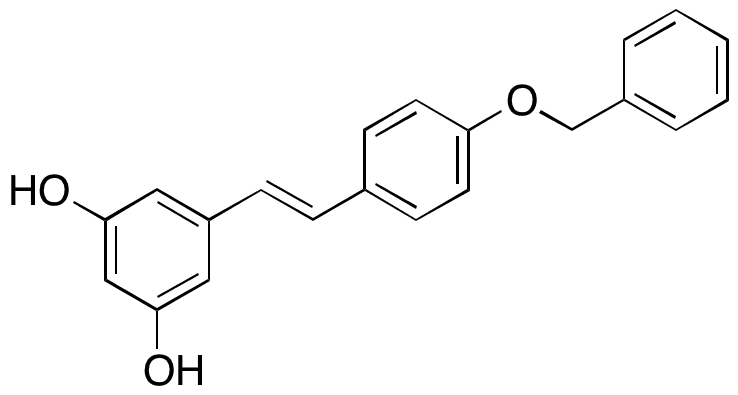 5-[(1E)-2-[4-(Phenylmethoxy)phenyl]ethenyl]-1,3-benzenediol - Chemical structure and product image