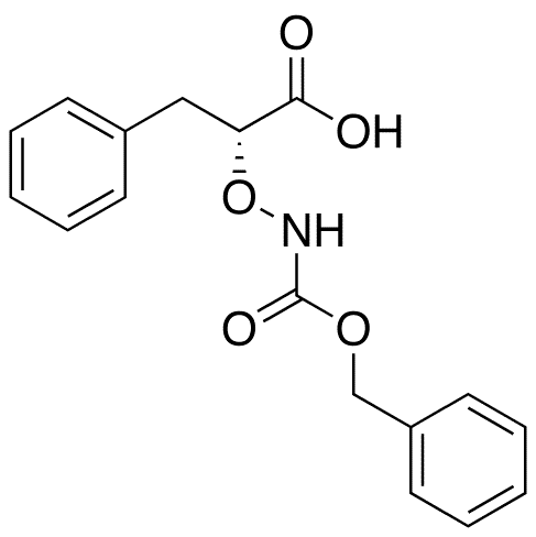 (R)-alpha-[[[(Phenylmethoxy)carbonyl]amino]oxy]-benzenepropanoic Acid - Chemical structure and product image