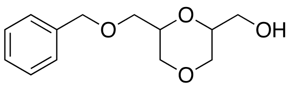 6-[(Phenylmethoxy)methyl]-1,4-dioxane-2-methanol - Chemical structure and product image