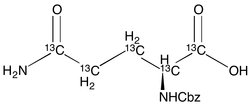 N2-[(Phenylmethoxy)carbonyl]-L-glutamine-13C5 - Chemical structure and product image