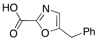 5-(Phenylmethyl)-2-oxazolecarboxylic Acid - Chemical structure and product image