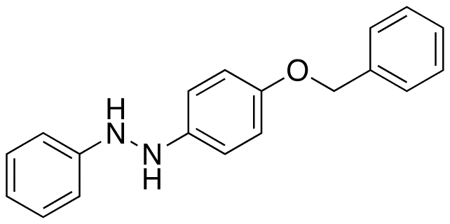 1-Phenyl-2-[4-(phenylmethoxy)phenyl]hydrazine - Chemical structure and product image