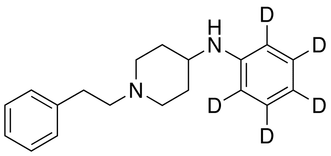 N-Phenyl-d5-N-[1-(2-phenylethyl)]-4-piperidine - Chemical structure and product image
