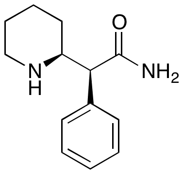 L-threo-alpha-Phenyl-2-piperidineacetamide - Chemical structure and product image