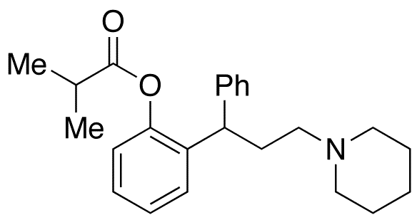 2-[1-Phenyl-3-(1-piperidinyl)propyl]phenyl Isobutyrate - Chemical structure and product image