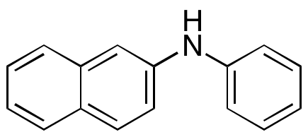 N-Phenyl-2-naphthylamine - Chemical structure and product image