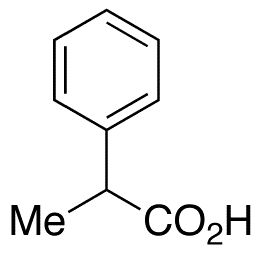 (Â±)-2-Phenylpropanoic Acid - Chemical structure and product image