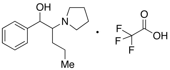 2-Phenyl-1-propyl-1-pyrrolidineethanol Trifluoroacetic Acid Salt - Chemical structure and product image