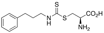 S-[N-(3-Phenylpropyl)(thiocarbamoyl)]-L-cysteine - Chemical structure and product image