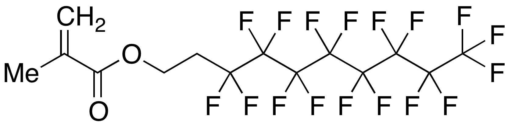 Perfluorooctylethyl Methacrylate - Chemical structure and product image